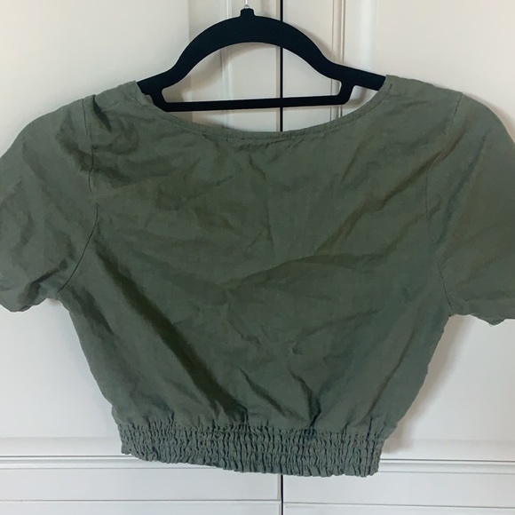 Linen crop top - Picture 3 of 3